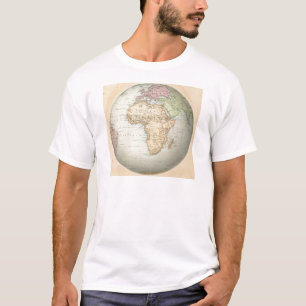 T-shirt Carte antique de l'Afrique