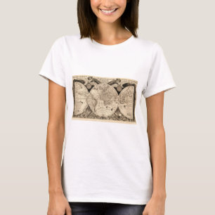 T-shirt Carte antique du monde par Philipp Eckebrecht -