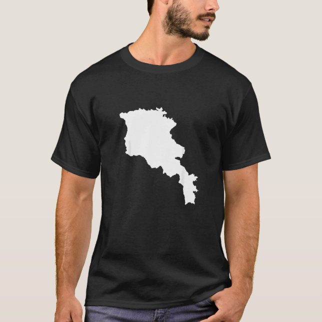 T-shirt Carte Arménie (Devant)