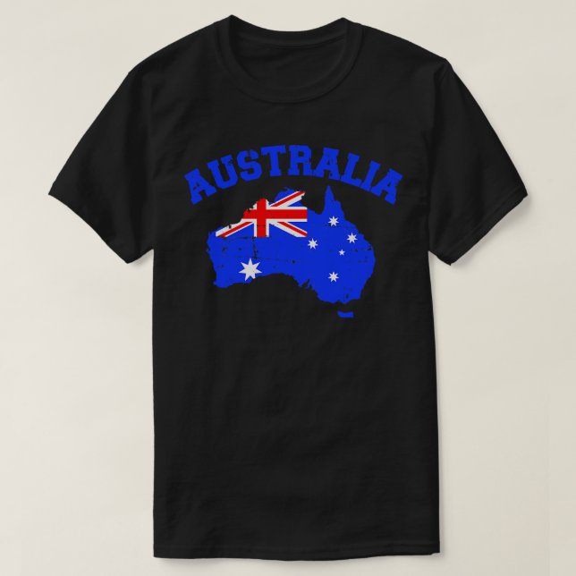 T-shirt Carte Australie 3 (Design devant)