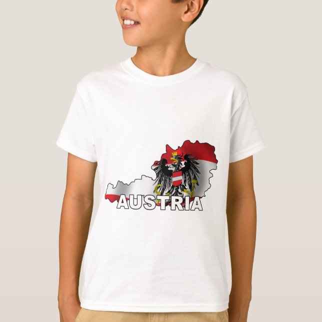 T-shirt Carte Autriche (Devant)