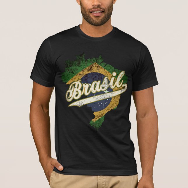 T-shirt Carte Brasil (Devant)