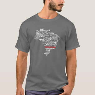 T-shirt Carte brésilienne de &Culture d'artistes