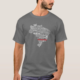 T-shirt Carte brésilienne de &Culture d'artistes