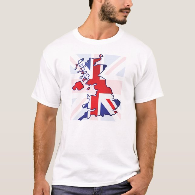 T-shirt Carte BRITANNIQUE (Devant)