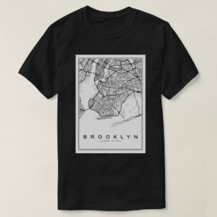 T-shirt Carte Brooklyn Illustration