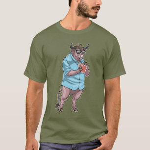 T-shirt Carte Bull Poker Poker