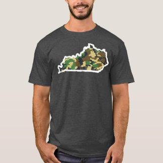 T-shirt Carte Camo Chasse Maison Kentucky