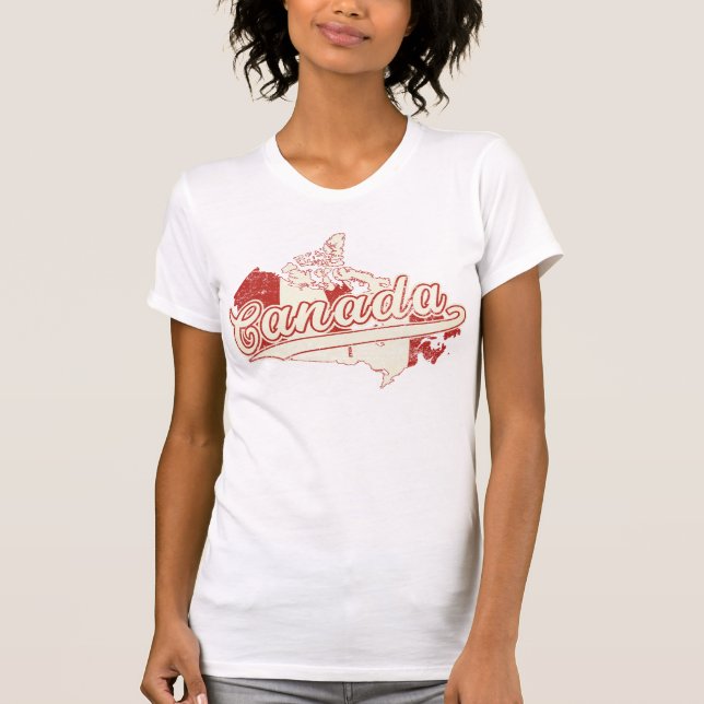 T-shirt Carte Canada (Devant)