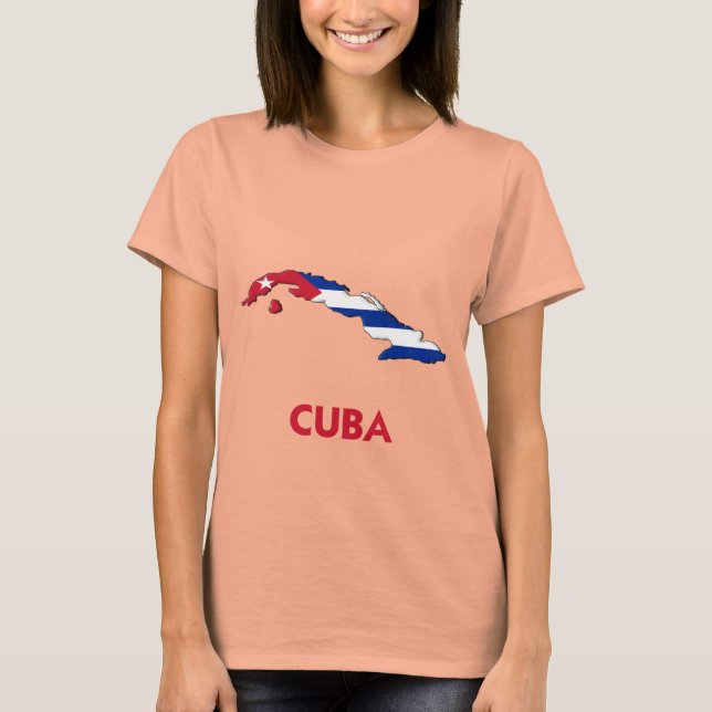T-SHIRT CARTE CUBA (Devant)