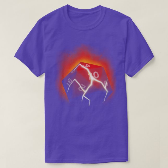 T-shirt Carte D'Accès Critique Mdn Rpg Master (Design devant)