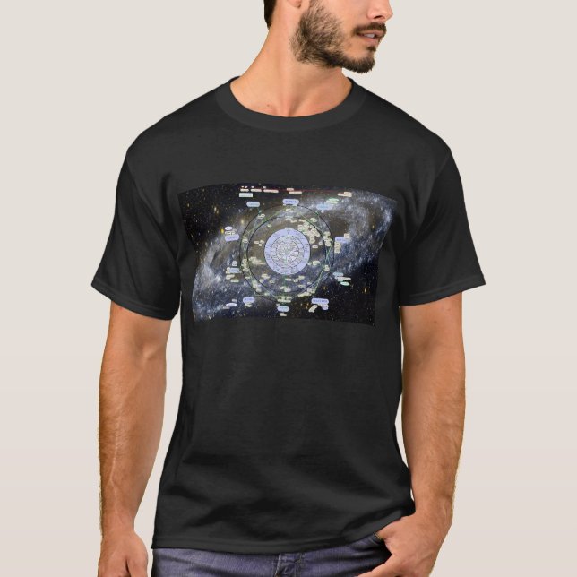 T-shirt Carte d'Andromède -- Starquest (Devant)