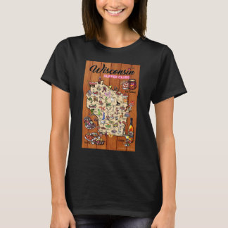 T-shirt Carte de base T-Unisex - Wisconsin Supper Club