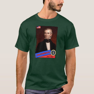 T-shirt Carte de baseball de James K. Polk
