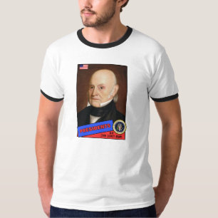 T-shirt Carte de baseball de John Quincy Adams