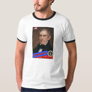 T-shirt Carte de baseball de William Henry Harrison