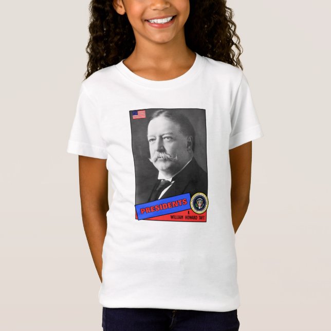 T-Shirt Carte de baseball de William Howard Taft (Devant)