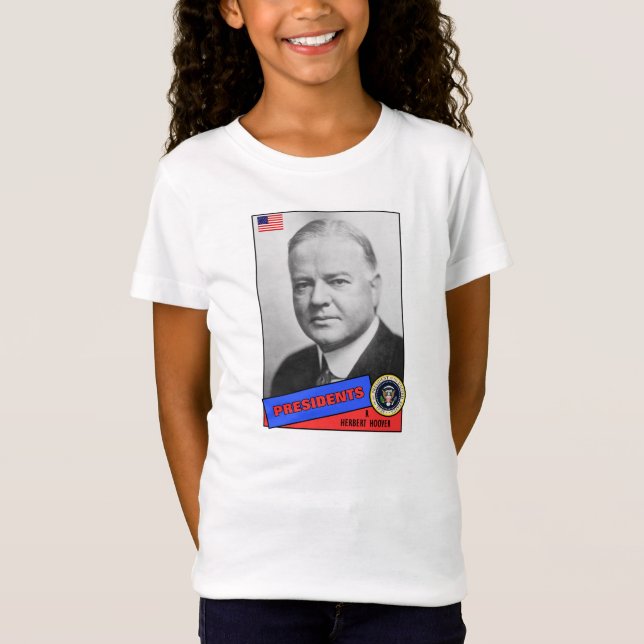 T-Shirt Carte de baseball Herbert Hoover (Devant)