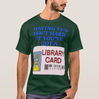 T-shirt Carte de bibliothèque