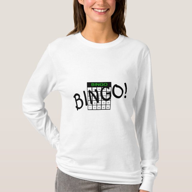 T-shirt Carte de bingo-test (Devant)