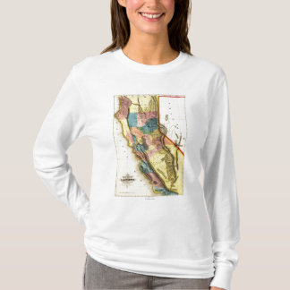 T-shirt Carte de CaliforniaPanoramic
