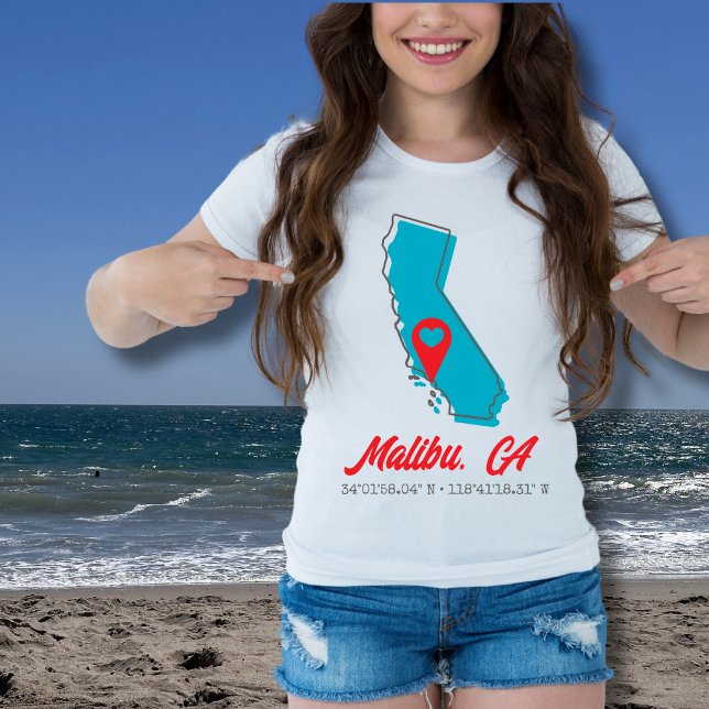 T-shirt Carte de Californie (Créateur téléchargé)