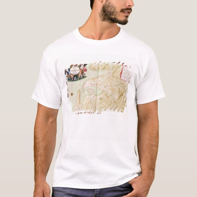 T-shirt Carte de Concarneau (Devant)
