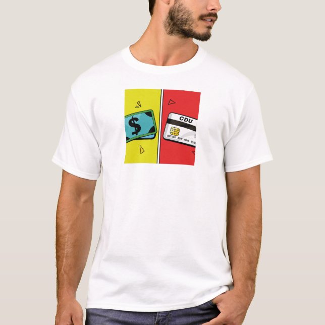 T-shirt Carte de crédit contre paiement (Devant)