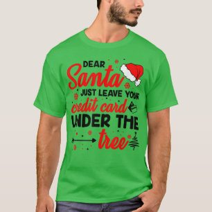 T-shirt Carte de crédit Présentent Plaisanterie Humour Fun