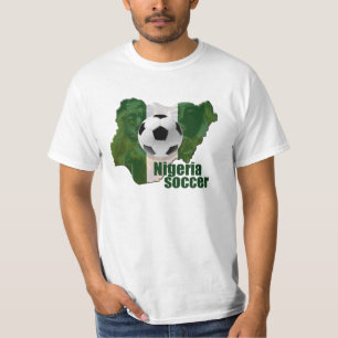 T-shirt Carte de culture du football du Nigéria des