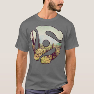 T-shirt Carte de disque Country Western 45