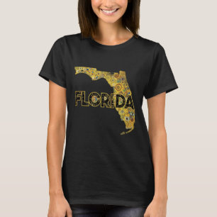 T-shirt Carte de Floride et Texte