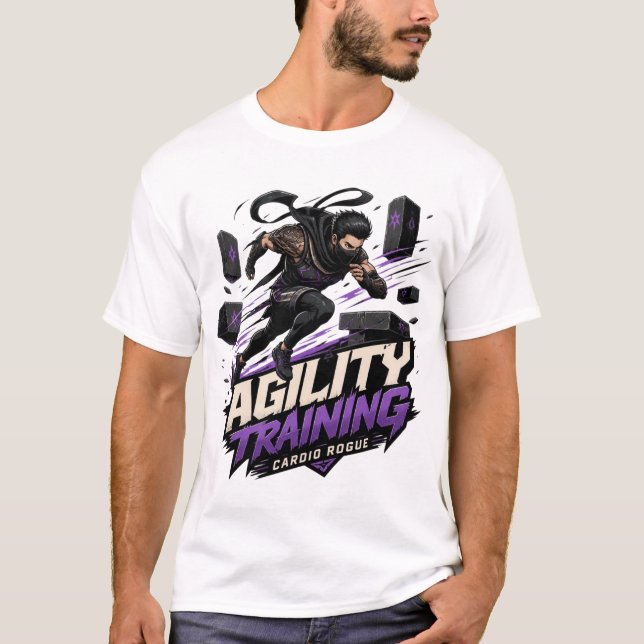 T-shirt Carte de formation d'agilité Cardio Rogue : Vitess (Devant)