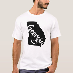 T-shirt Carte de Géorgie