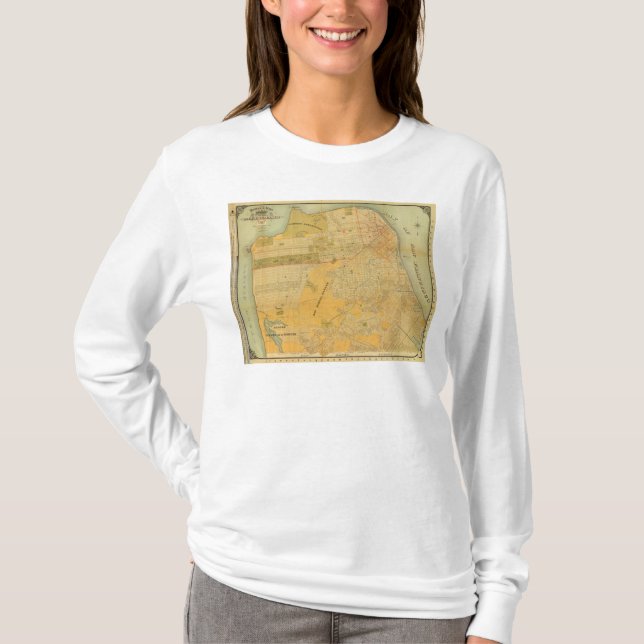 T-shirt Carte de guide de Britton et de Rey (Devant)