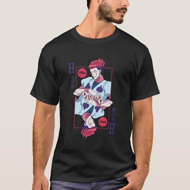 T-shirt Carte de jeu Hunter X Hunter Hisoka (Devant)