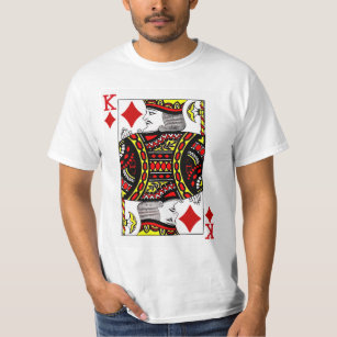 T-shirt Carte de jeu King of Diamonds