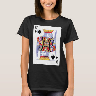 T-shirt Carte de jeu King of Spades