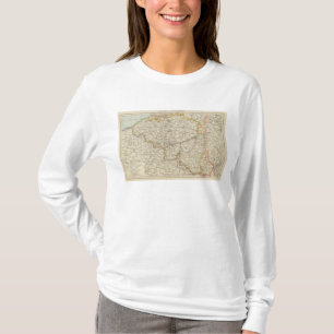 T-shirt Carte de la Belgique et du Luxembourg