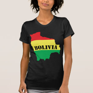 T-shirt Carte de la Bolivie
