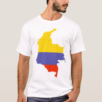 T-shirt Carte de la Colombie