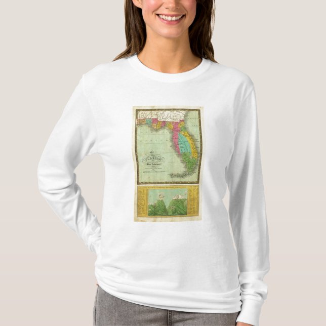 T-shirt Carte de la Floride (Devant)