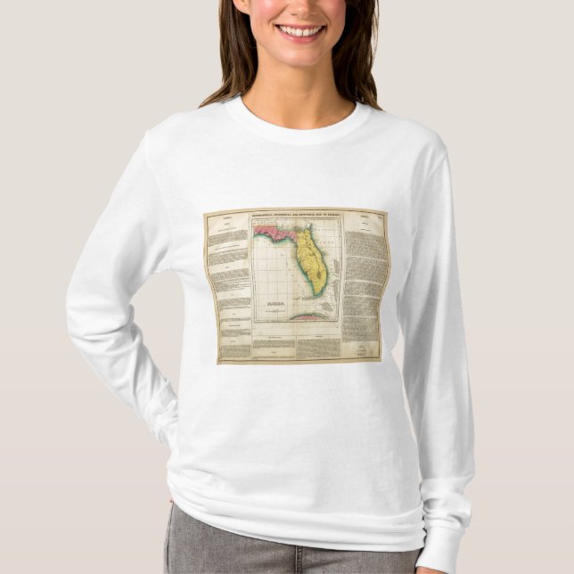 T-shirt Carte de la Floride (Devant)