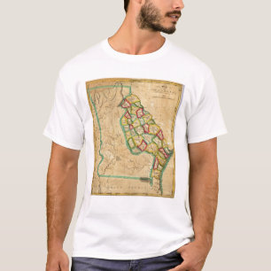 T-shirt Carte de la Géorgie