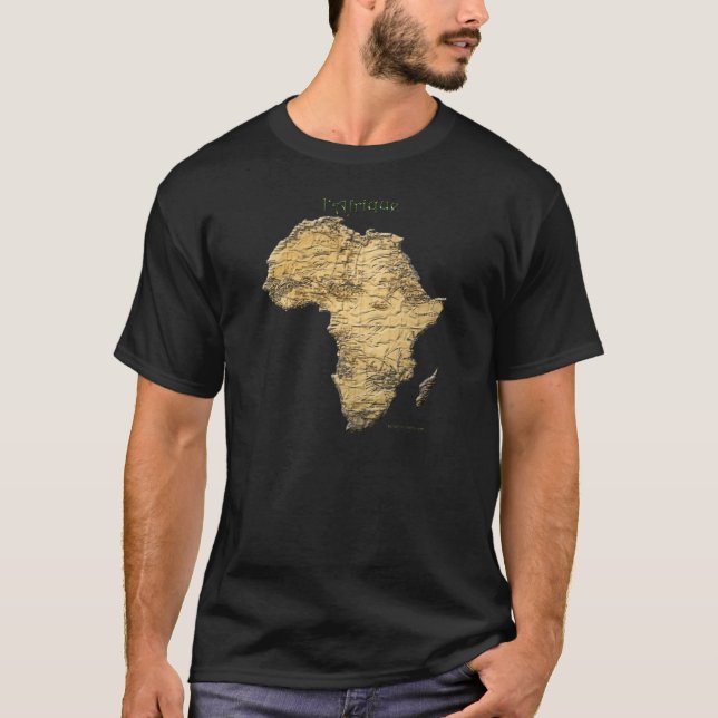 T-shirt Carte de la série AFRICA (Devant)