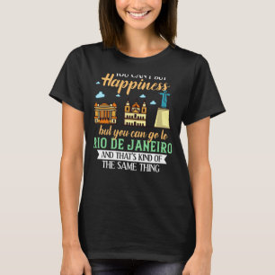 T-shirt Carte de la ville de Rio de Janeiro