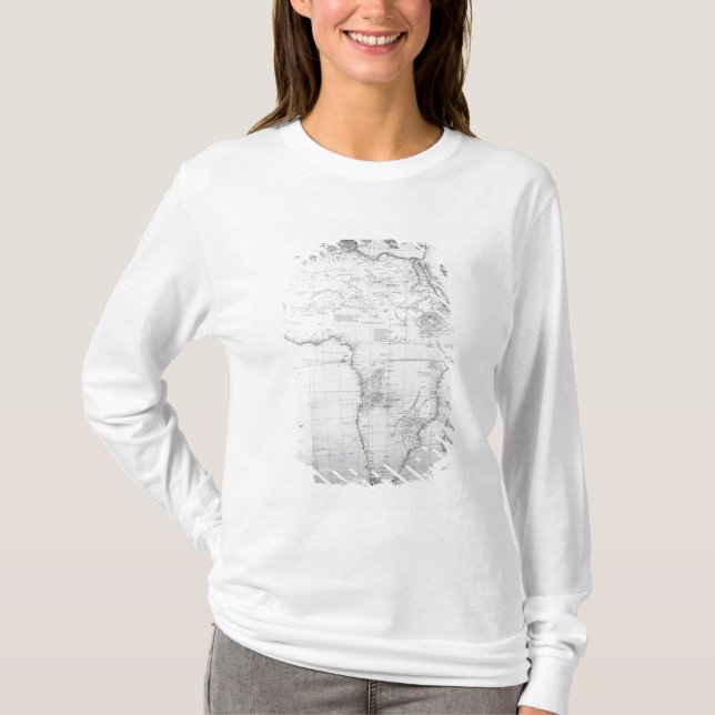 T-shirt Carte de l'Afrique (Devant)