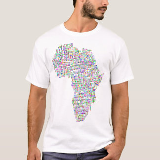 T-shirt Carte de l'Afrique