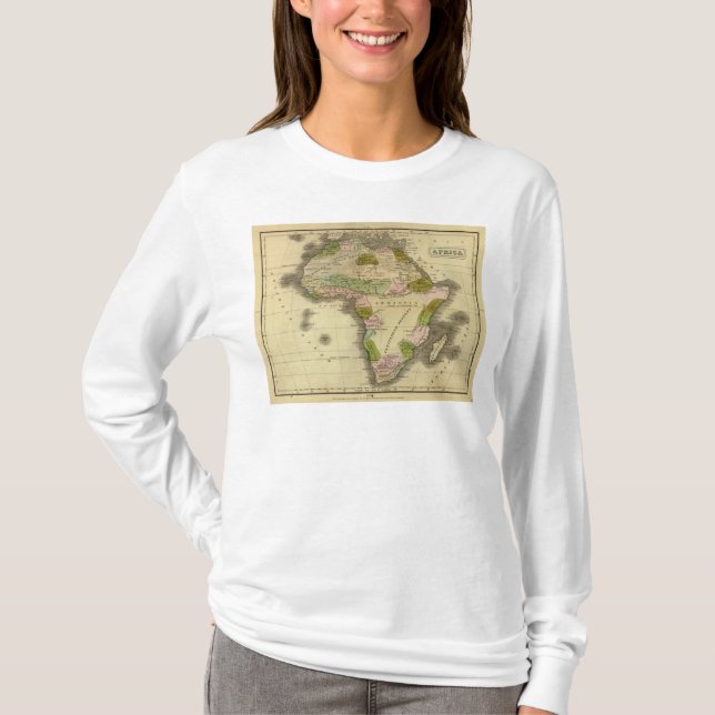T-shirt Carte de l'Afrique Olney (Devant)