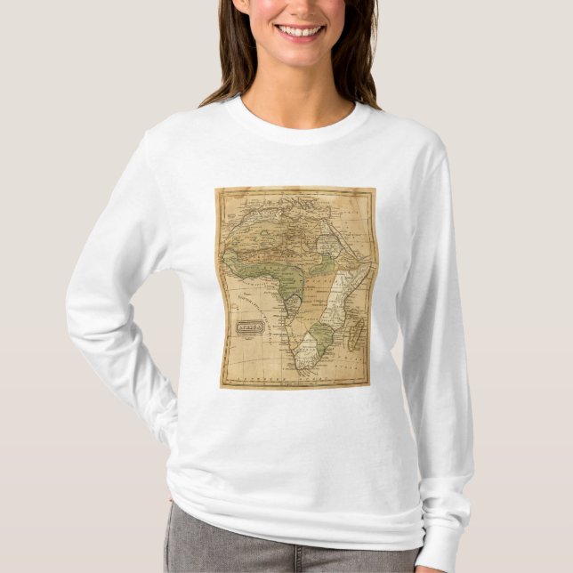 T-shirt Carte de l'Afrique par Worcester (Devant)